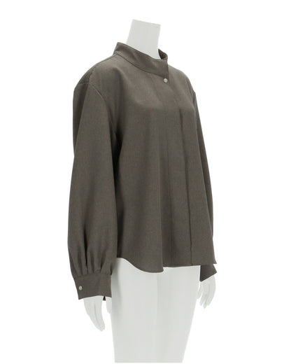 ≪予約販売≫high neck blouse（ハイネックブラウス）≪2023年8月14日19:00販売開始≫≪2023年10月下旬発送予定≫