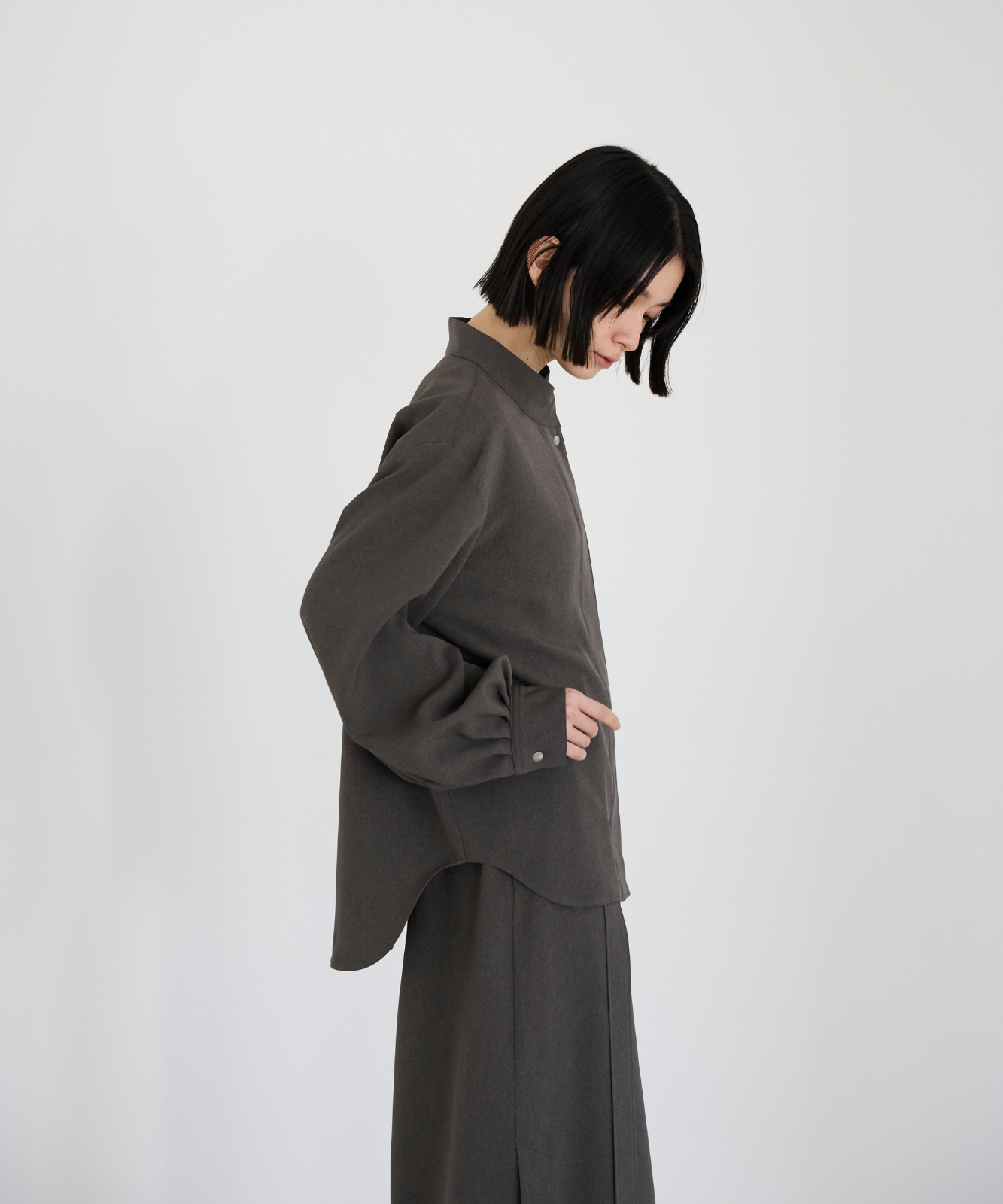≪通常販売≫high neck blouse(ハイネックブラウス) – THE MUSEUM foufou ≪通常販売≫high neck blouse(ハイネックブラウス) – THE MUSEUM foufou