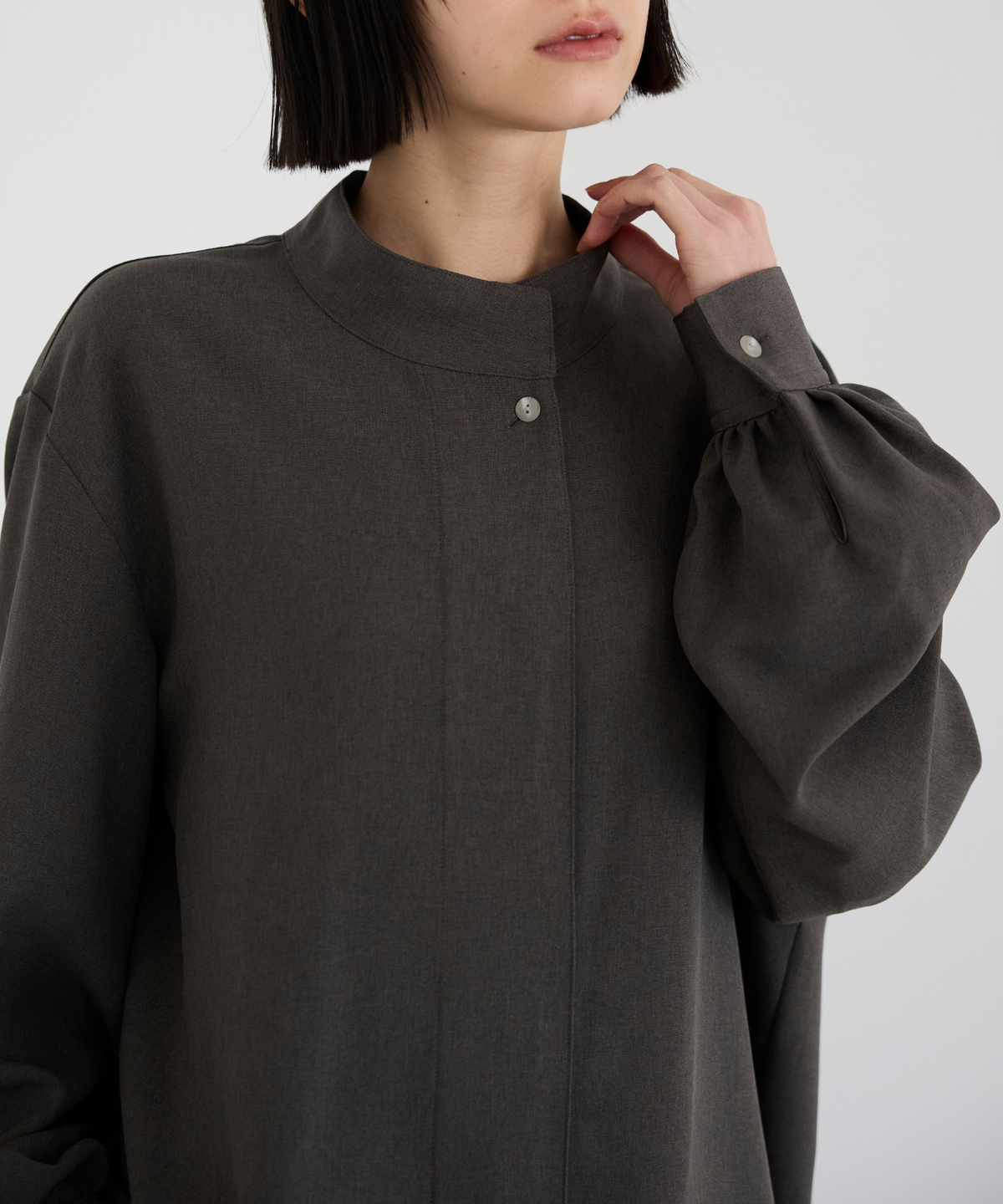 ≪通常販売≫high neck blouse(ハイネックブラウス) – THE MUSEUM foufou ≪通常販売≫high neck blouse(ハイネックブラウス) – THE MUSEUM foufou