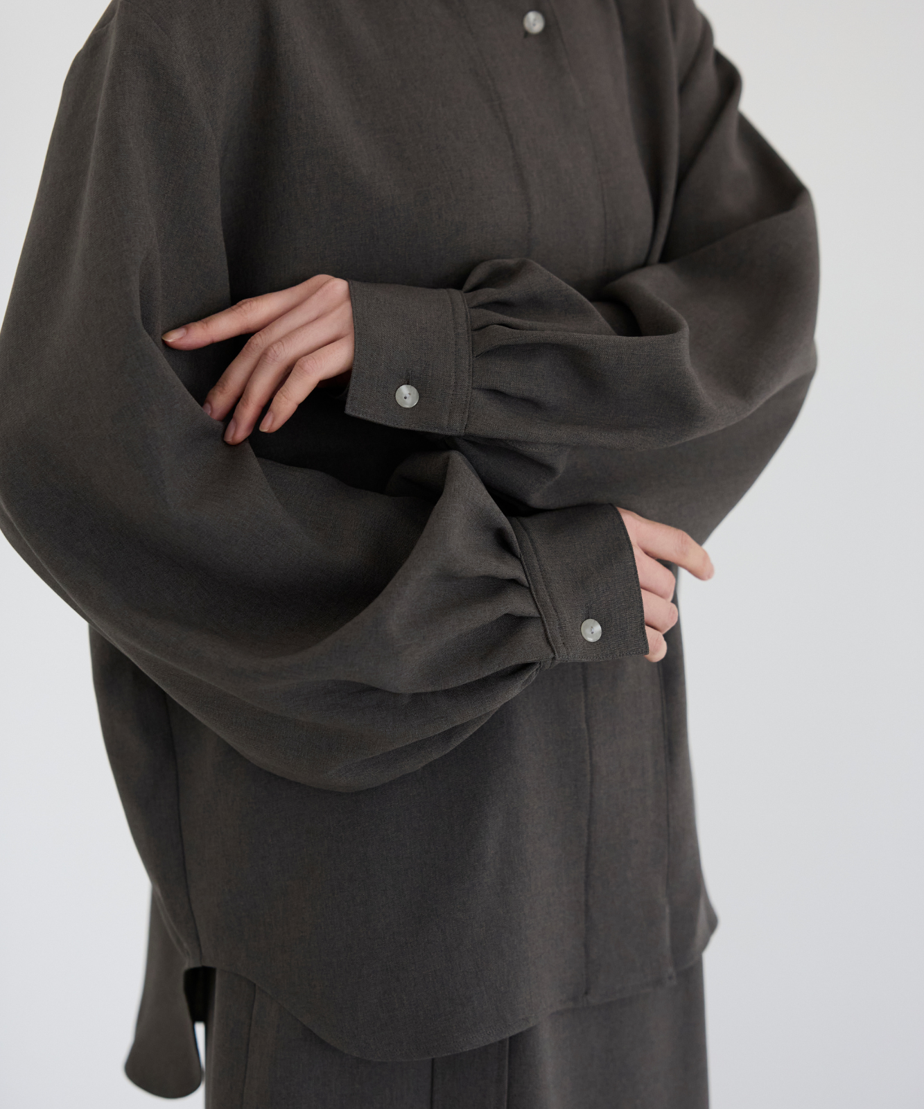 ≪通常販売≫high neck blouse(ハイネックブラウス) – THE MUSEUM foufou ≪通常販売≫high neck blouse(ハイネックブラウス) – THE MUSEUM foufou