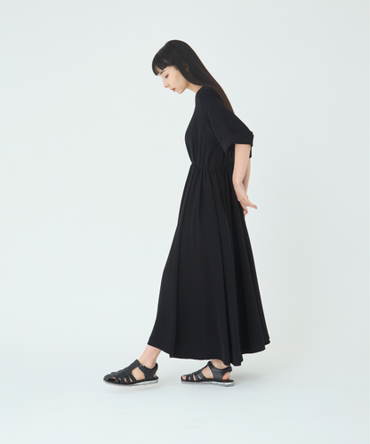 ≪在庫販売≫【THE DRESS #11】Vneck gather one piece（Vネックギャザーワンピース）