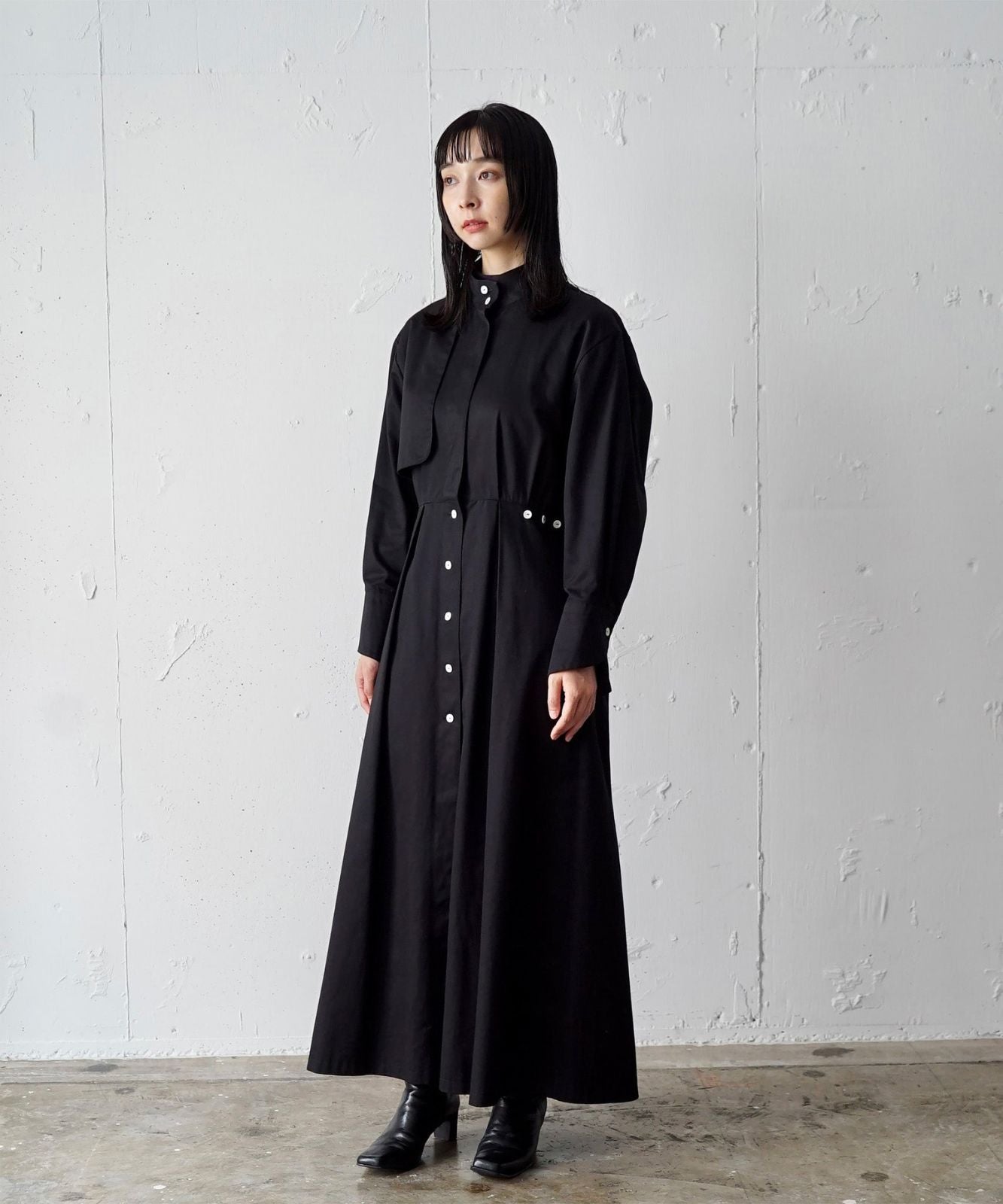 ≪在庫販売≫【THE DRESS #15】gun flap lap one piece（ガンフラップ  ラップワンピース）≪2023年9月29日15:00販売開始≫