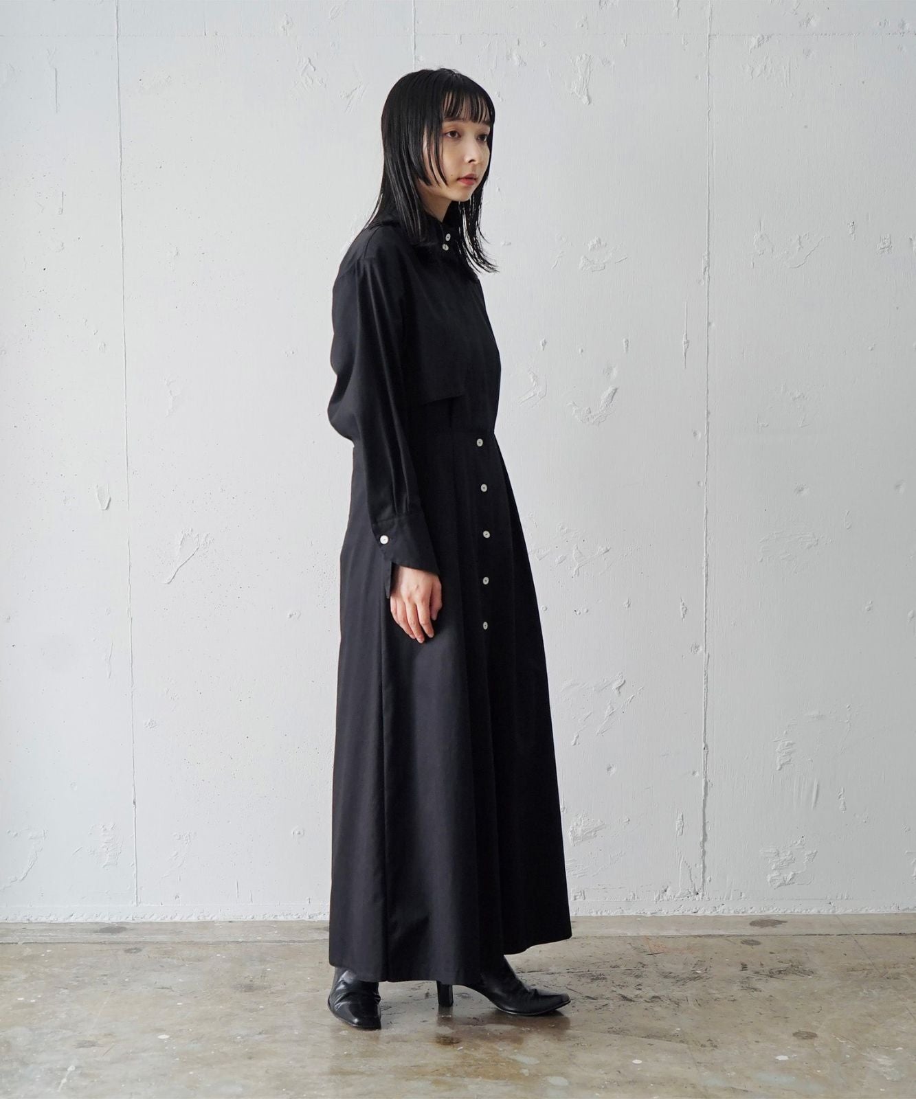 ≪在庫販売≫【THE DRESS #15】gun flap lap one piece（ガンフラップ  ラップワンピース）≪2023年9月29日15:00販売開始≫