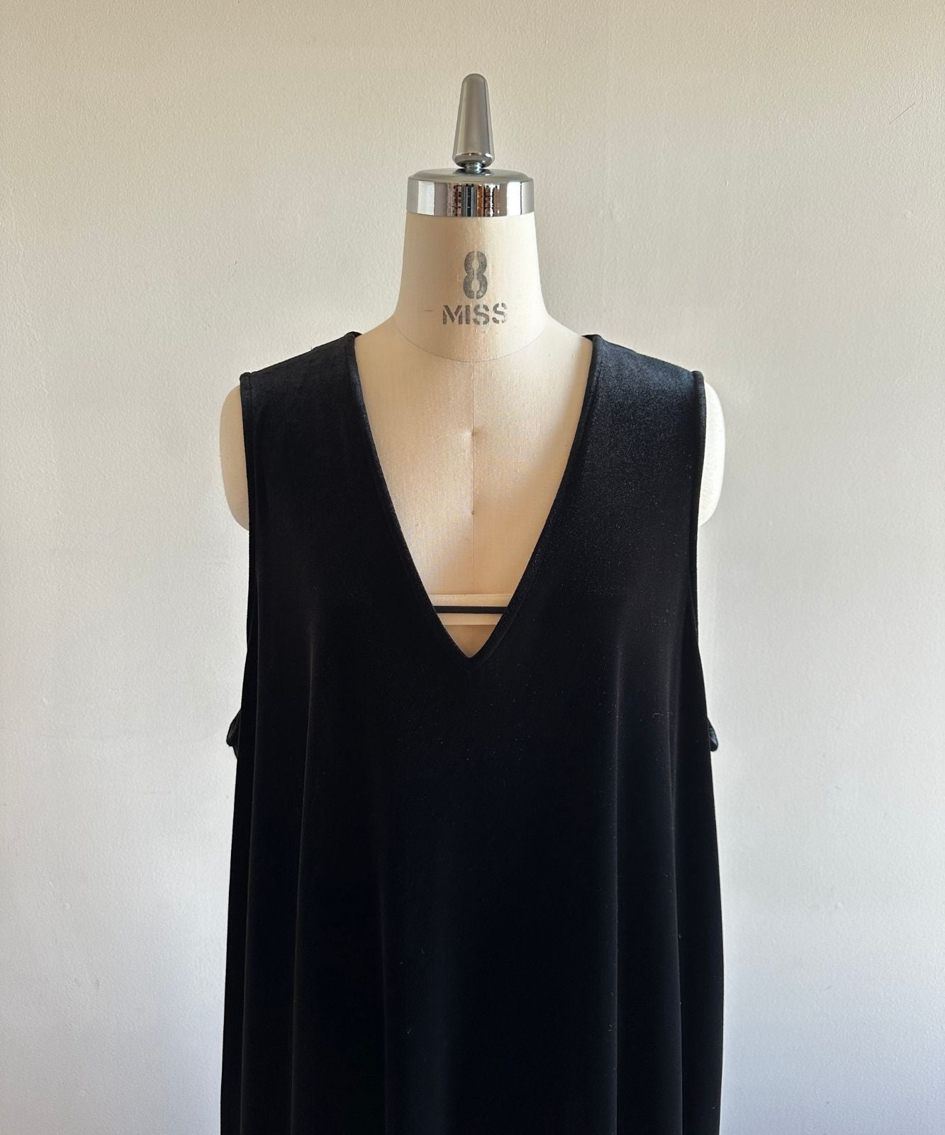 ≪在庫販売≫【THE DRESS #16】no-sleeve velour one piece 