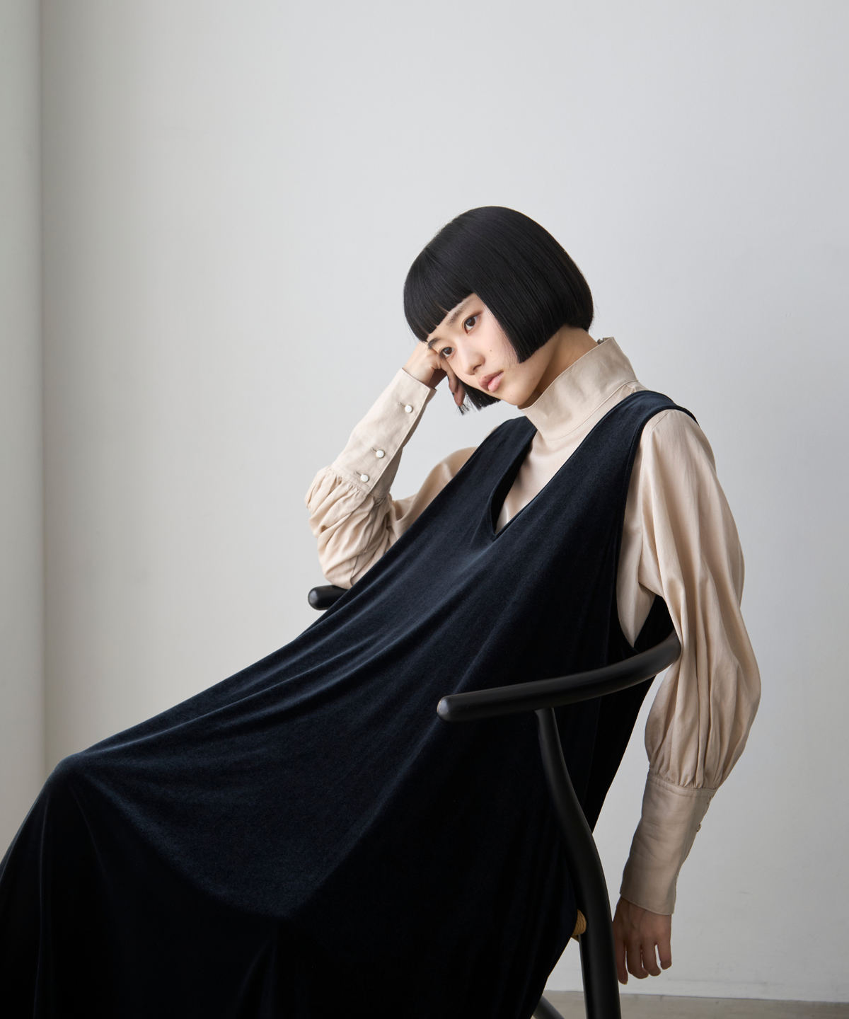ノースリーブベロアワンピース|THE DRESS #16|foufou – THE MUSEUM ノースリーブベロアワンピース|THE DRESS #16|foufou – THE MUSEUM