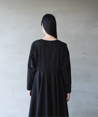 ≪通常販売≫【THE DRESS #10】 long sleeve black flare onepiece （ロングスリーブブラックフレアワンピース）≪2025年12月10日12:00販売開始≫