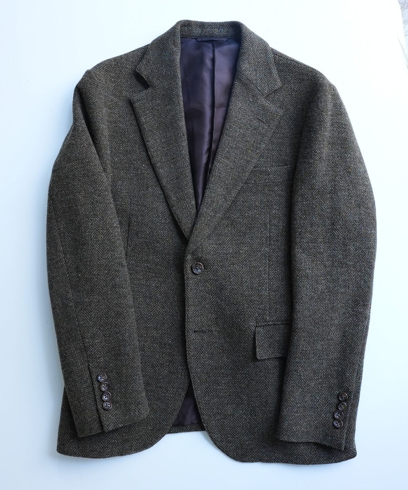 ≪予約販売≫【Men's】wool herringbone jacket 