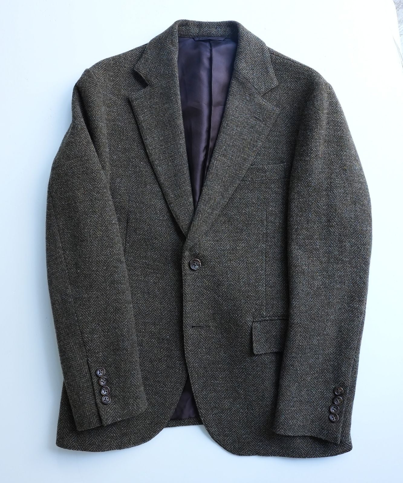 ≪在庫販売≫【Men's】wool herringbone jacket 