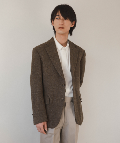 ≪在庫販売≫【Men's】wool herringbone jacket " annie "（ウールヘリンボーンジャケット「アニー」）