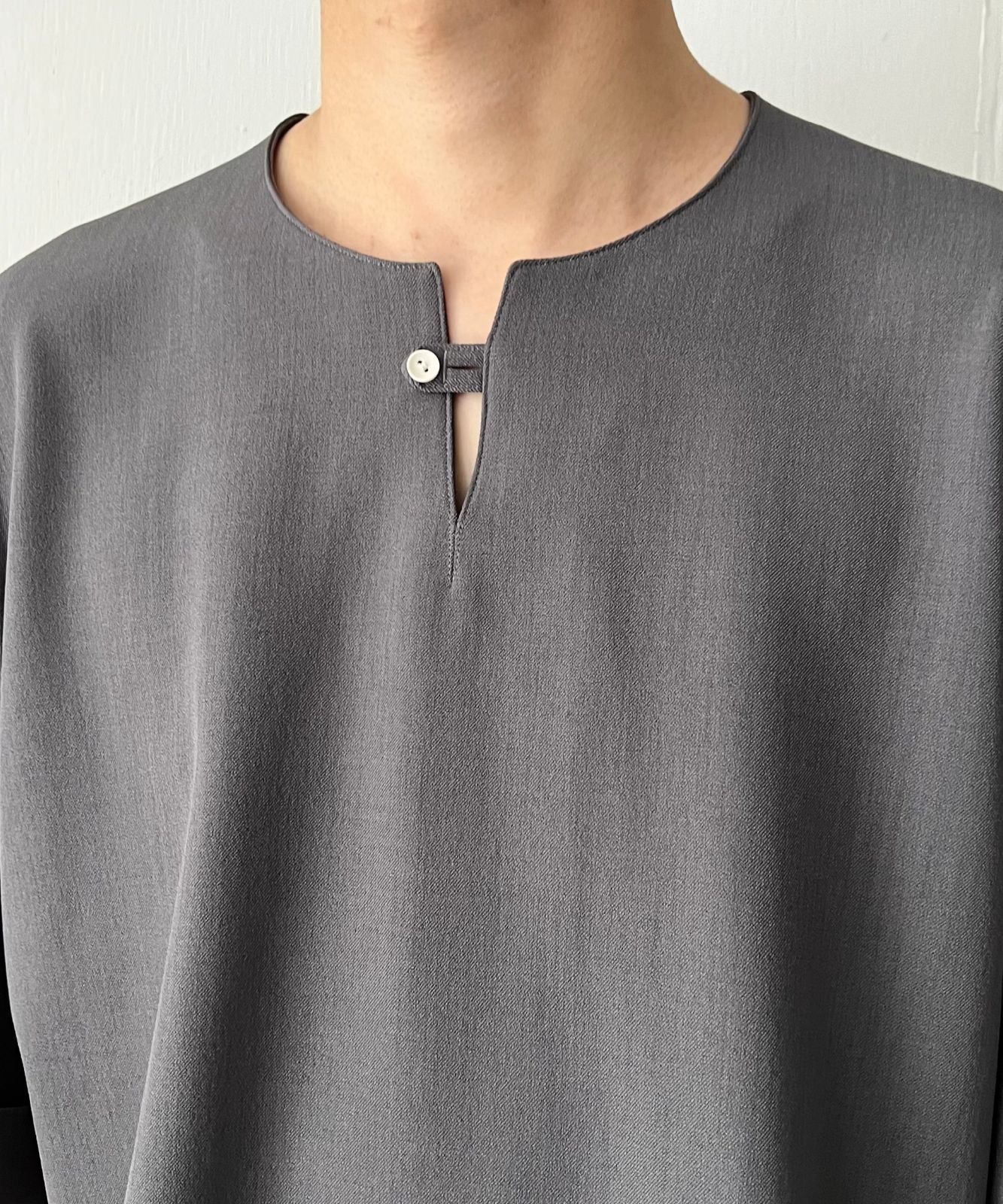 ≪在庫販売≫【Men's】easy skipper collar blouse（イージースキッパーカラーブラウス）≪2023年9月8日15:00販売開始≫