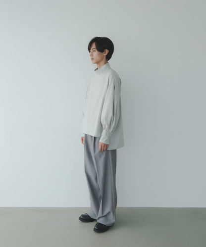 ≪予約販売≫【Men's】high neck flap blouse（ハイネックフラップブラウス）≪2023年9月1日15:00販売開始≫≪2023年11月下旬発送予定≫