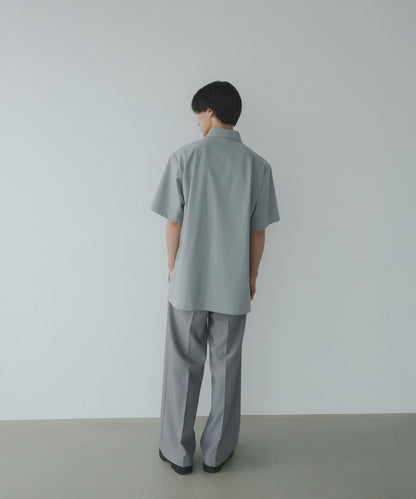 ≪在庫販売≫【Men's】shirts collar minimal blouse（シャツカラー ミニマルブラウス）