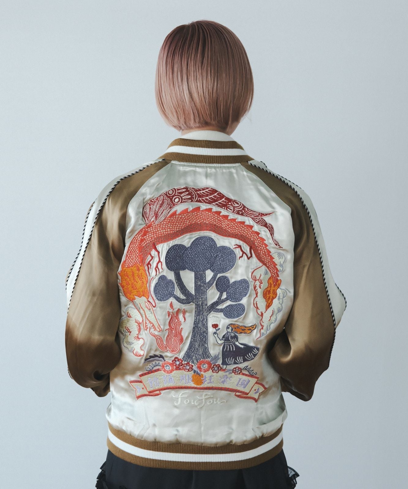 ≪在庫販売≫ “ 飴踊服 狂楽園 ” SOUVENIR JACKET 『辰 