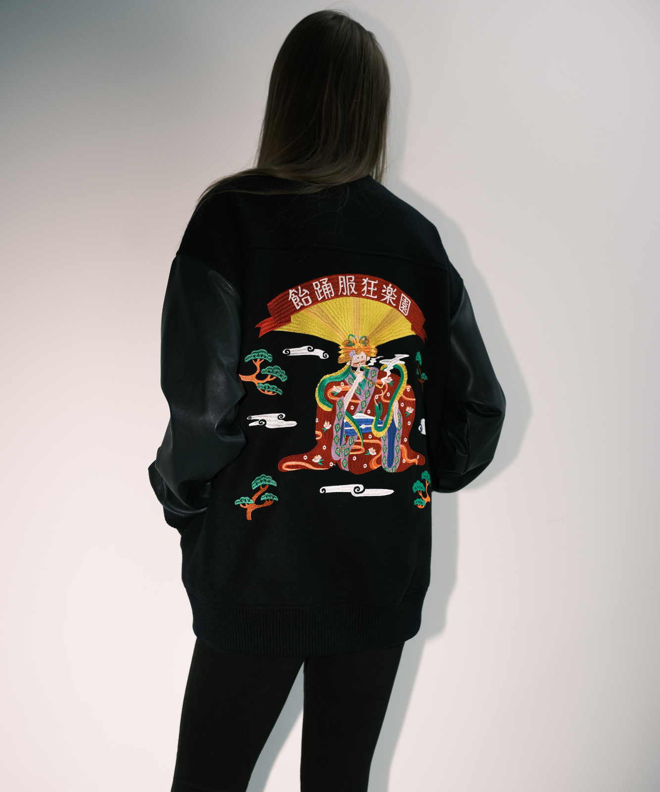 ≪予約販売≫“ 飴踊服 狂楽園 ” STADIUM JUMPER『巳』 ≪2024年10月1日15:00販売開始≫≪2024年12月後半頃発送予定≫