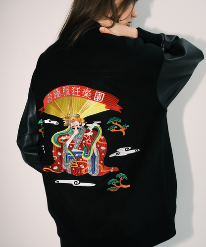 ≪予約販売≫“ 飴踊服 狂楽園 ” STADIUM JUMPER『巳』 ≪2024年10月1日15:00販売開始≫≪2024年12月後半頃発送予定≫