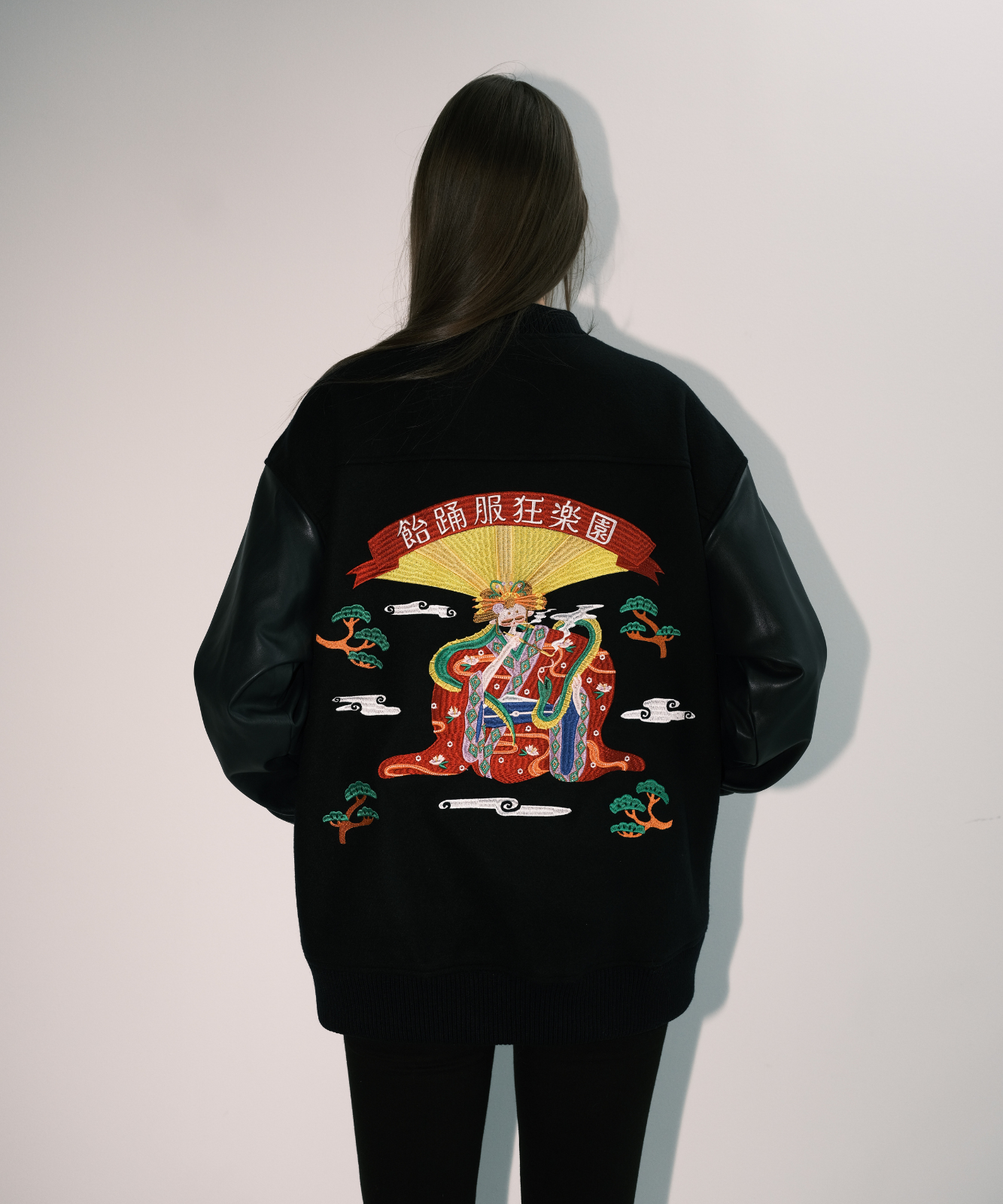 ≪予約販売≫“ 飴踊服 狂楽園 ” STADIUM JUMPER『巳』 ≪2024年10月1日15:00販売開始≫≪2024年12月後半頃発送予定≫