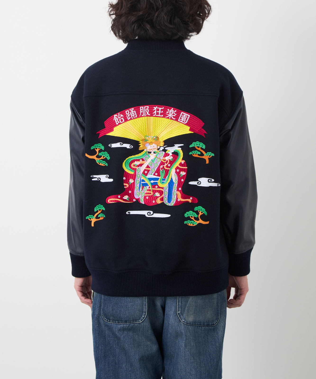 ≪予約販売≫“ 飴踊服 狂楽園 ” STADIUM JUMPER『巳』 ≪2024年10月1日15:00販売開始≫≪2024年12月後半頃発送予定≫