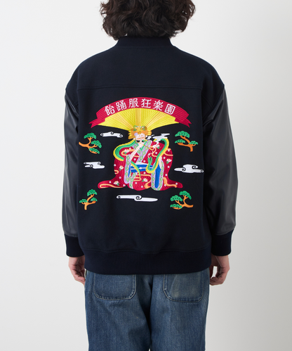 ≪予約販売≫“ 飴踊服 狂楽園 ” STADIUM JUMPER『巳』 ≪2024年10月1日15:00販売開始≫≪2024年12月後半頃発送予定≫