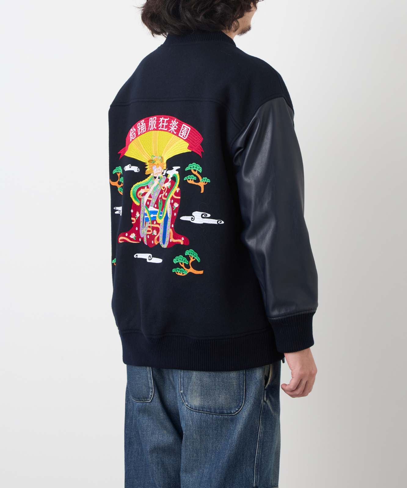 ≪通常販売≫“ 飴踊服 狂楽園 ” STADIUM JUMPER『巳』 – THE MUSEUM foufou ≪通常販売≫“ 飴踊服 狂楽園 ” STADIUM JUMPER『巳』 – THE MUSEUM foufou