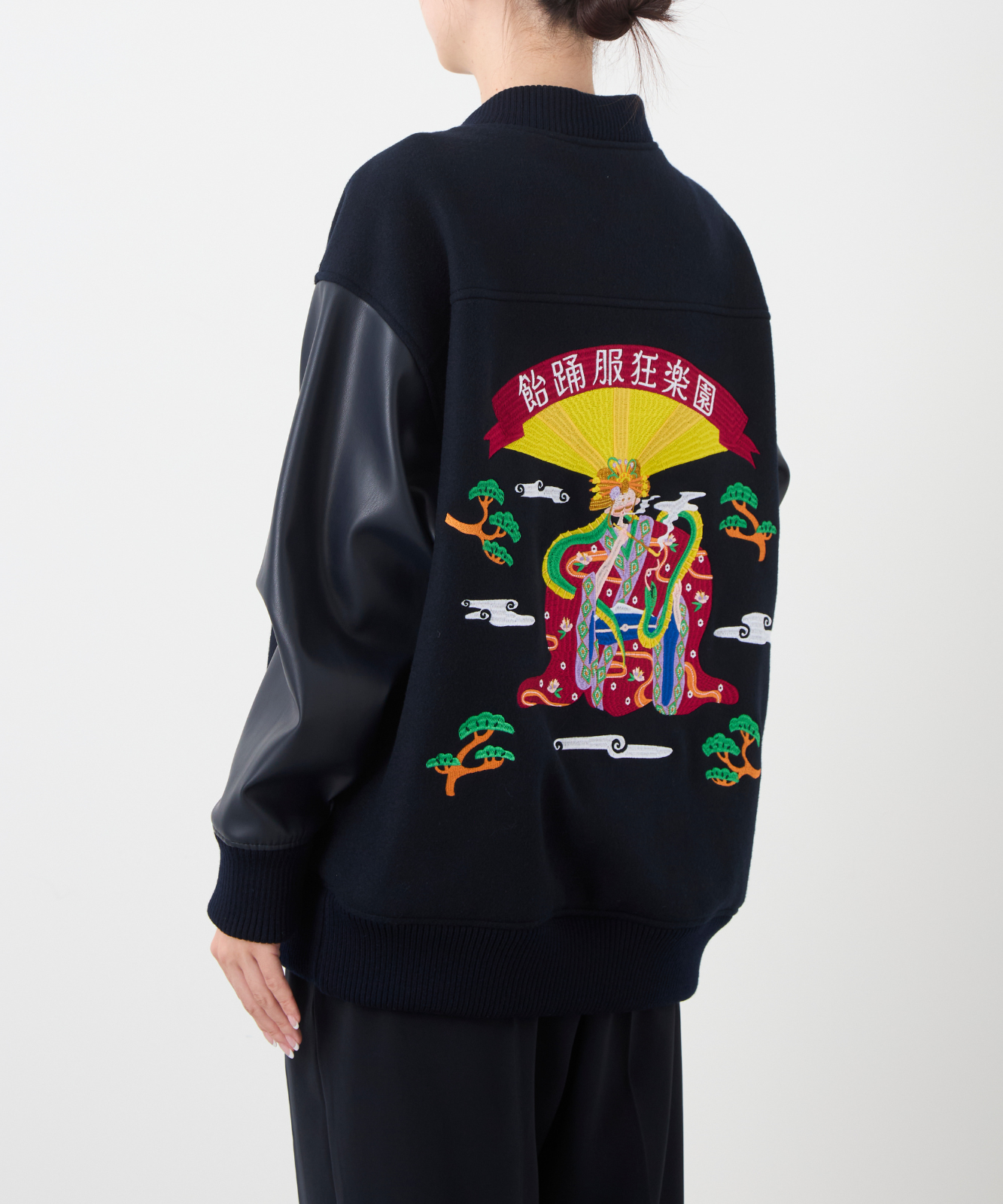 ≪予約販売≫“ 飴踊服 狂楽園 ” STADIUM JUMPER『巳』 ≪2024年10月1日15:00販売開始≫≪2024年12月後半頃発送予定≫