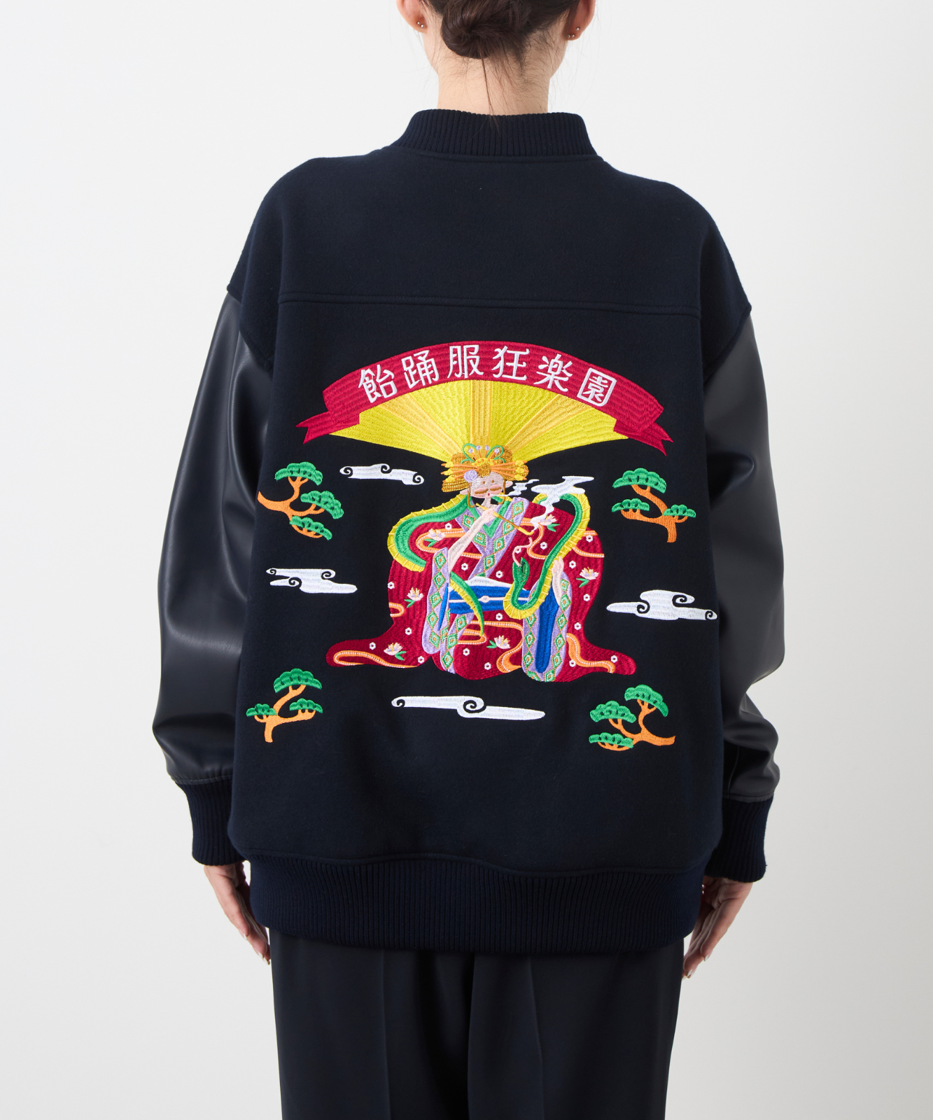 ≪通常販売≫“ 飴踊服 狂楽園 ” STADIUM JUMPER『巳』 – THE MUSEUM foufou ≪通常販売≫“ 飴踊服 狂楽園 ” STADIUM JUMPER『巳』 – THE MUSEUM foufou