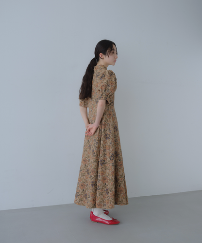 ≪通常販売≫foufou jacquard dress "viatic"（ジャカードワンピース）