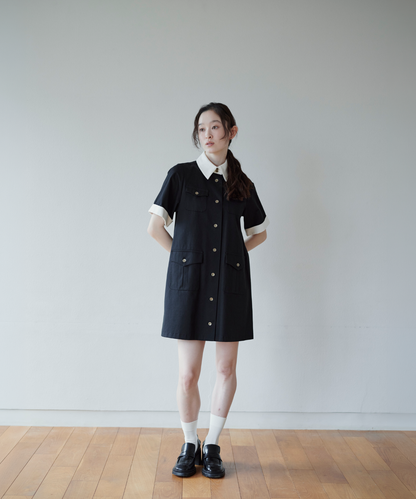 ≪通常販売≫【THE DRESS #61】mini dress "belle"（ミニドレス”ベル”）