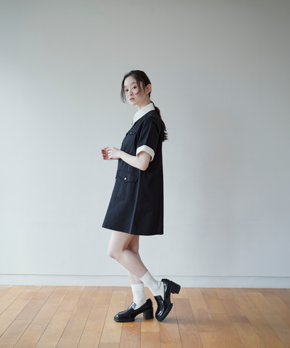 ≪通常販売≫【THE DRESS #61】mini dress "belle"（ミニドレス”ベル”）