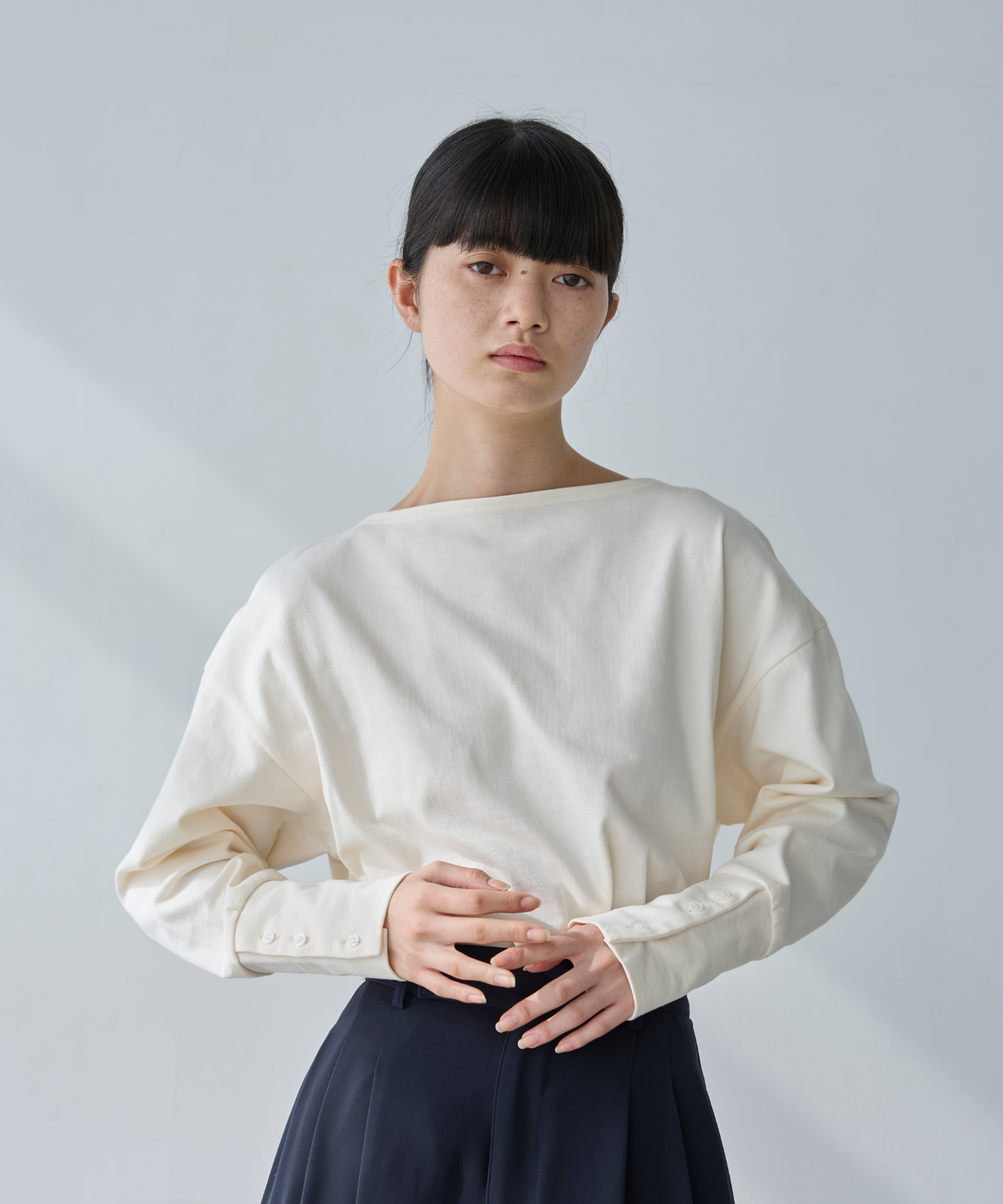 ≪通常販売≫foufou basque shirt（無地） （フーフーバスクシャツ）