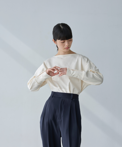 ≪通常販売≫foufou basque shirt（無地） （フーフーバスクシャツ）