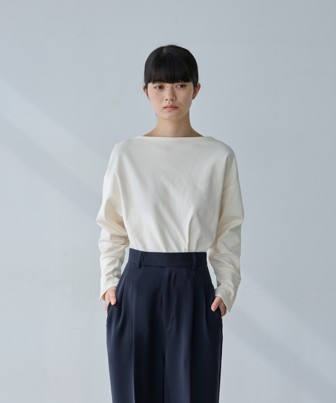 ≪通常販売≫foufou basque shirt（無地） （フーフーバスクシャツ）