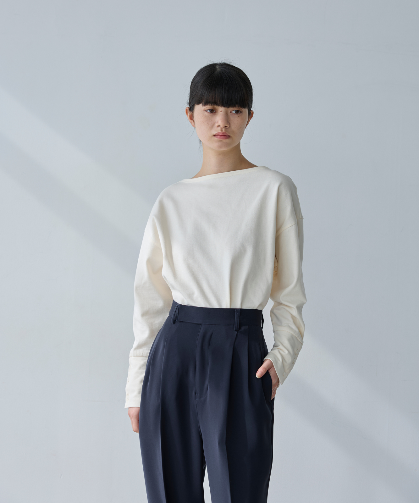 ≪通常販売≫foufou basque shirt（無地） （フーフーバスクシャツ）