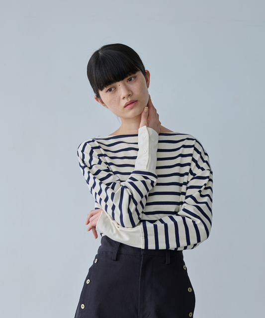 ≪通常販売≫foufou basque shirt（ボーダー） （フーフーバスクシャツ）