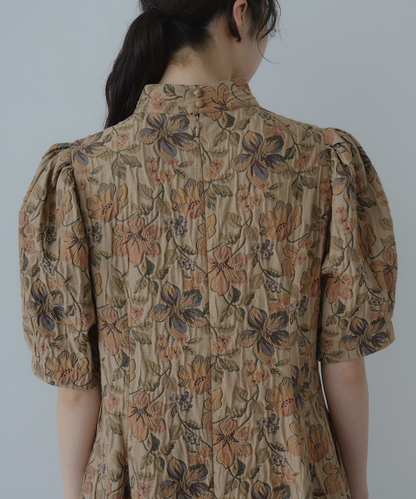 ≪通常販売≫foufou jacquard dress "viatic"（ジャカードワンピース）