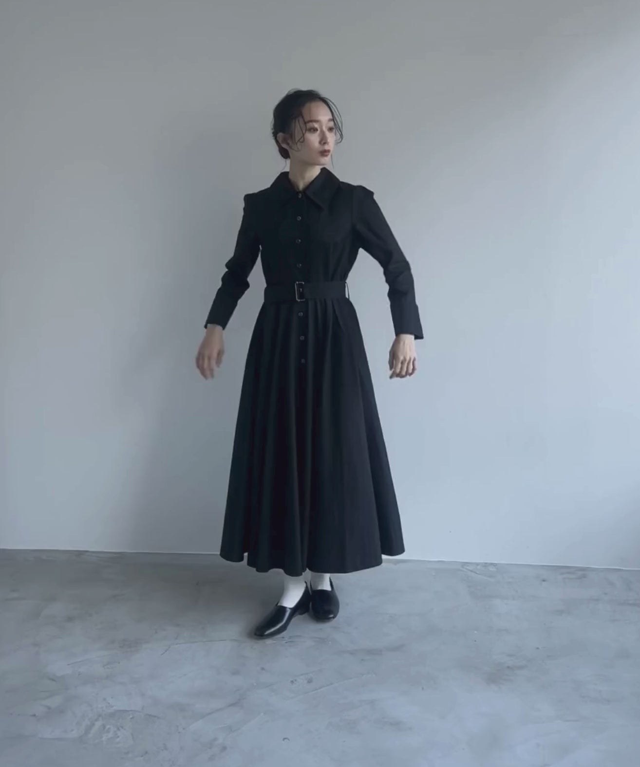 【高品質在庫】【ぴょんたん様専用】Mサイズ　ブラックドレス　DRESS PRODUCTION スーツ・フォーマル・ドレス