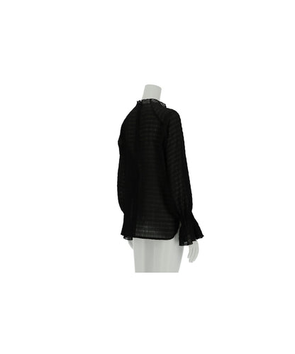 ≪在庫販売≫seersucker mellow blouse（シアサッカーメロウブラウス）