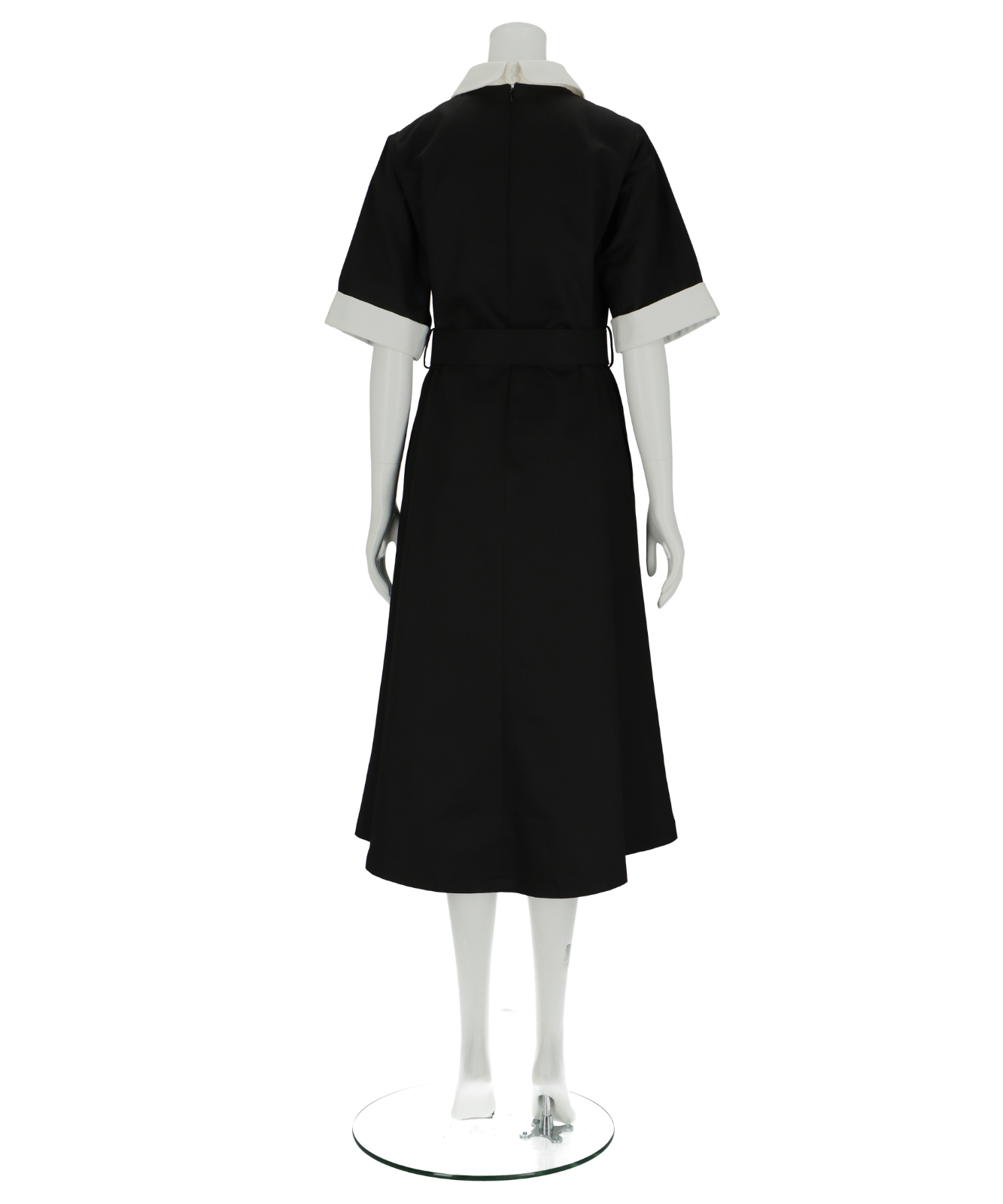 ≪在庫販売≫【THE DRESS #35】round collar bicolor one piece(ラウンドカラーバイカラーワンピース)≪8月22日販売開始≫