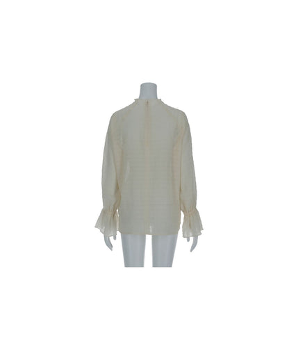 ≪在庫販売≫seersucker mellow blouse（シアサッカーメロウブラウス）