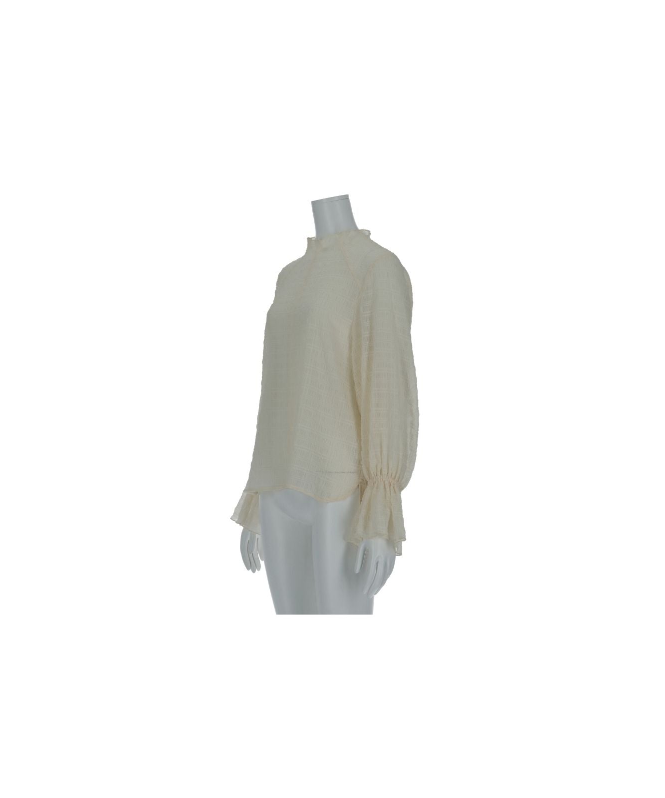 ≪在庫販売≫seersucker mellow blouse（シアサッカーメロウブラウス）