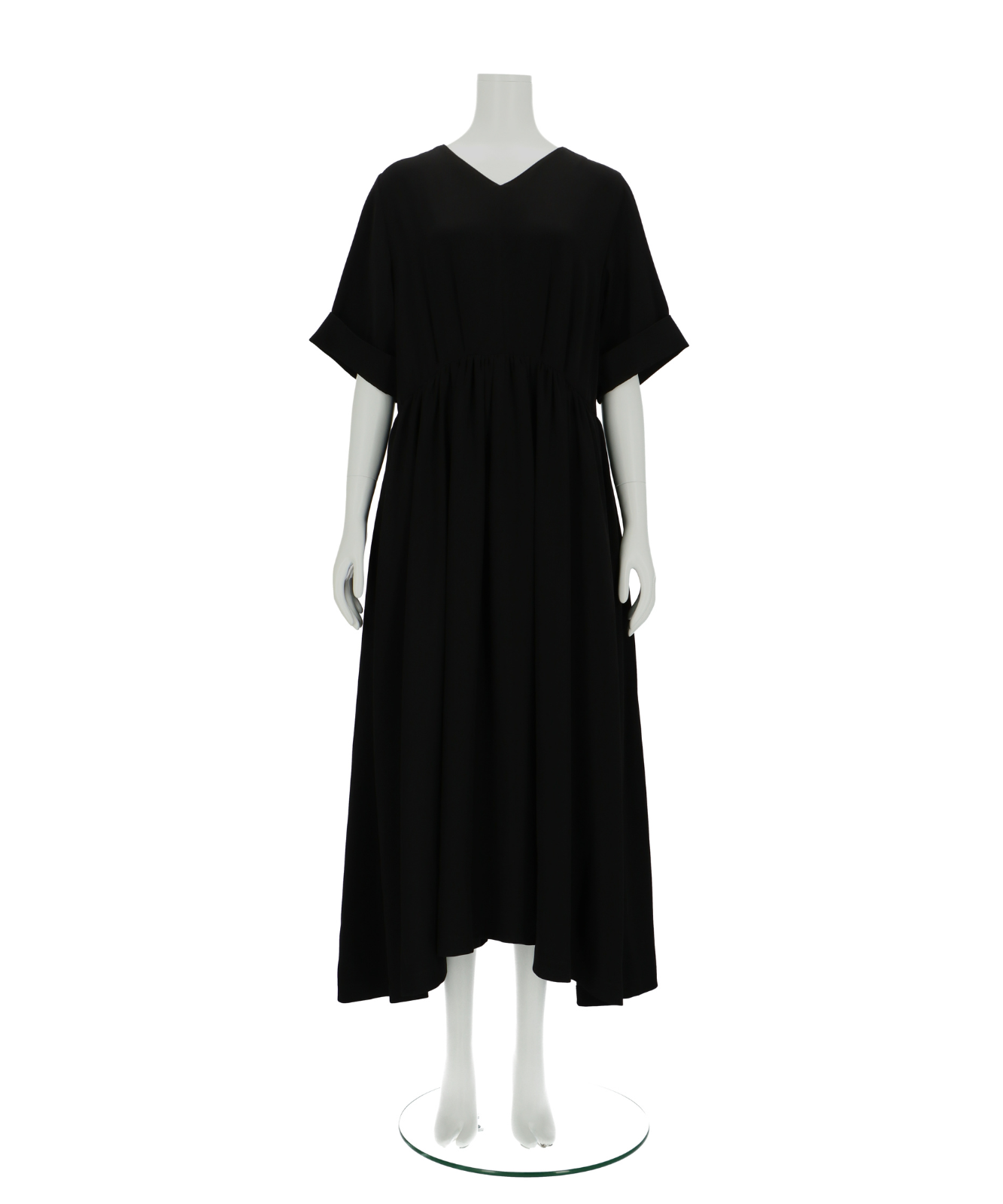 ≪在庫販売≫【THE DRESS #11】Vneck gather one piece（Vネックギャザーワンピース）