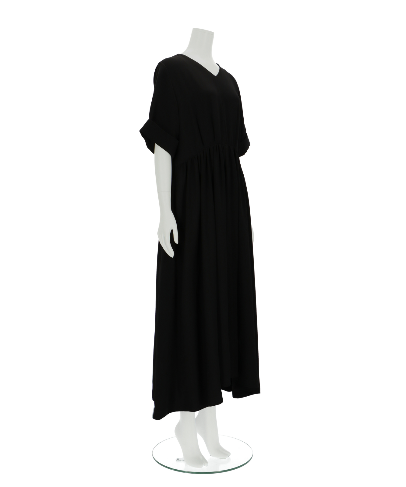 ≪在庫販売≫【THE DRESS #11】Vneck gather one piece（Vネックギャザーワンピース）