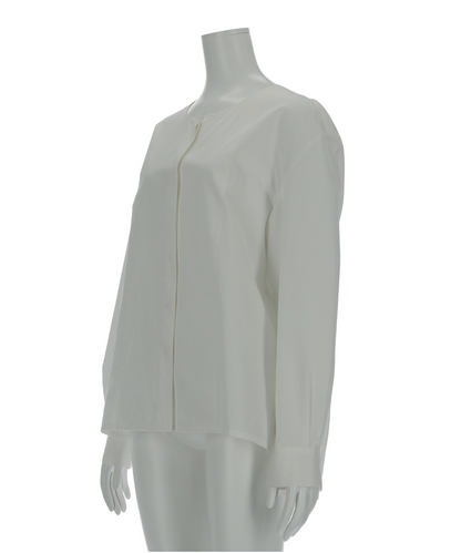 ≪在庫販売≫no collar broadcloth shirts（ノーカラーブロードクロスシャツ）