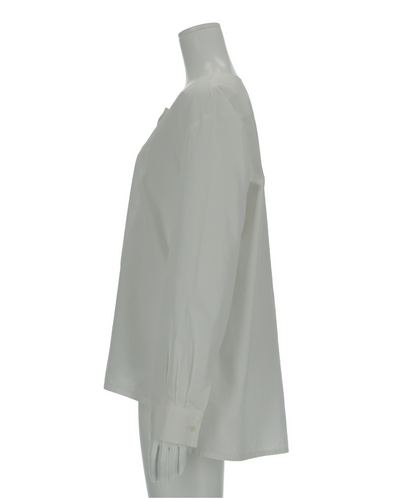 ≪在庫販売≫no collar broadcloth shirts（ノーカラーブロードクロスシャツ）