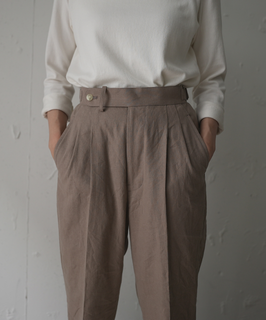 ≪在庫販売≫adjust straight pants（linen）