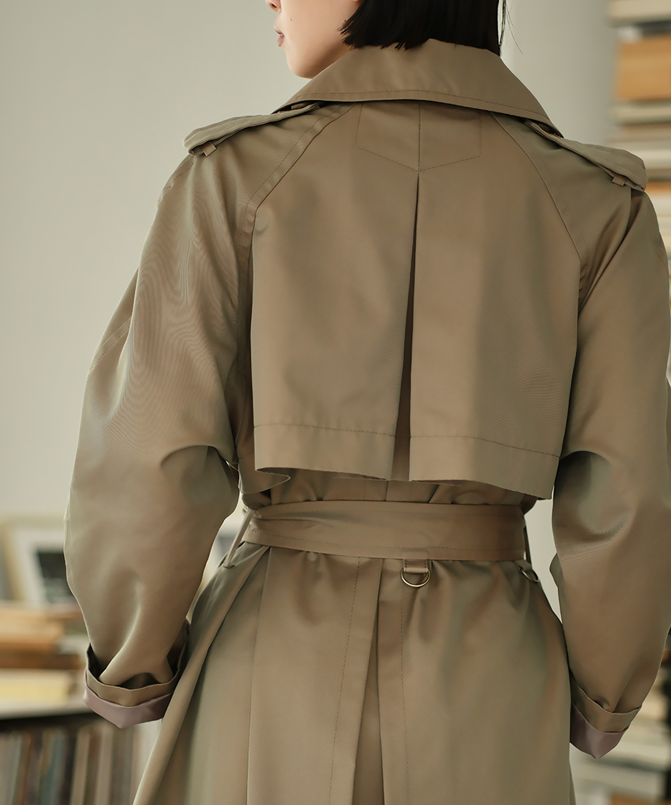 ≪在庫販売≫the trench coat "tamamushi"（ザ トレンチコート「玉虫」）