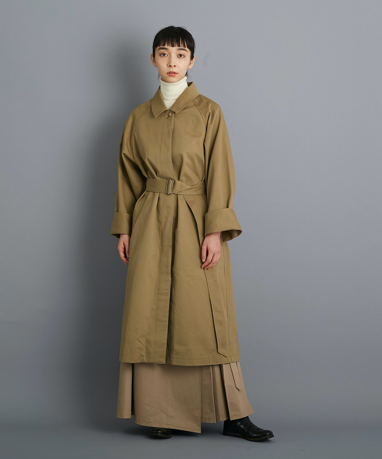 ≪在庫販売≫foufou balmacaan coat （フーフーバルマカーンコート）