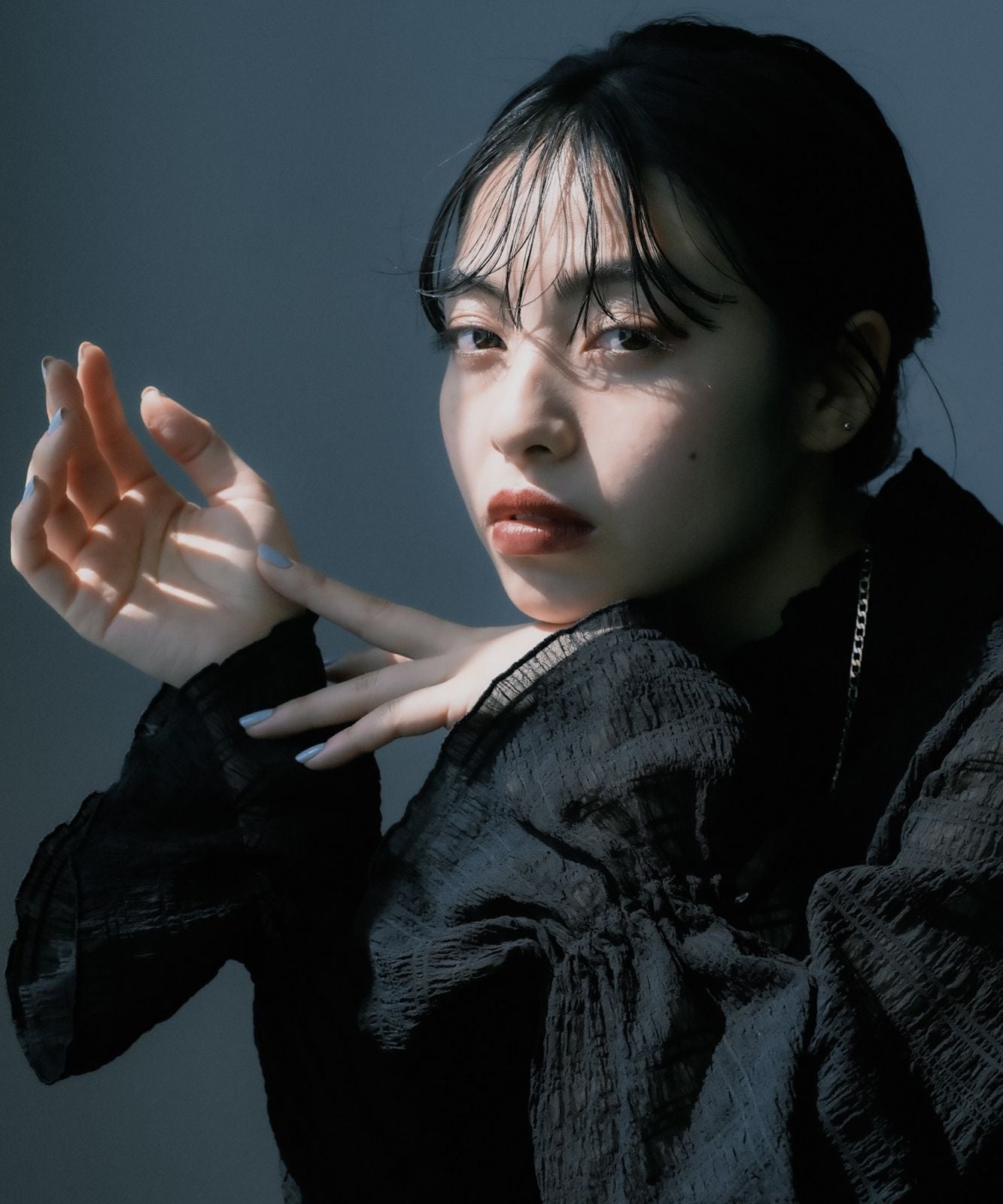 ≪在庫販売≫seersucker mellow blouse（シアサッカーメロウブラウス）