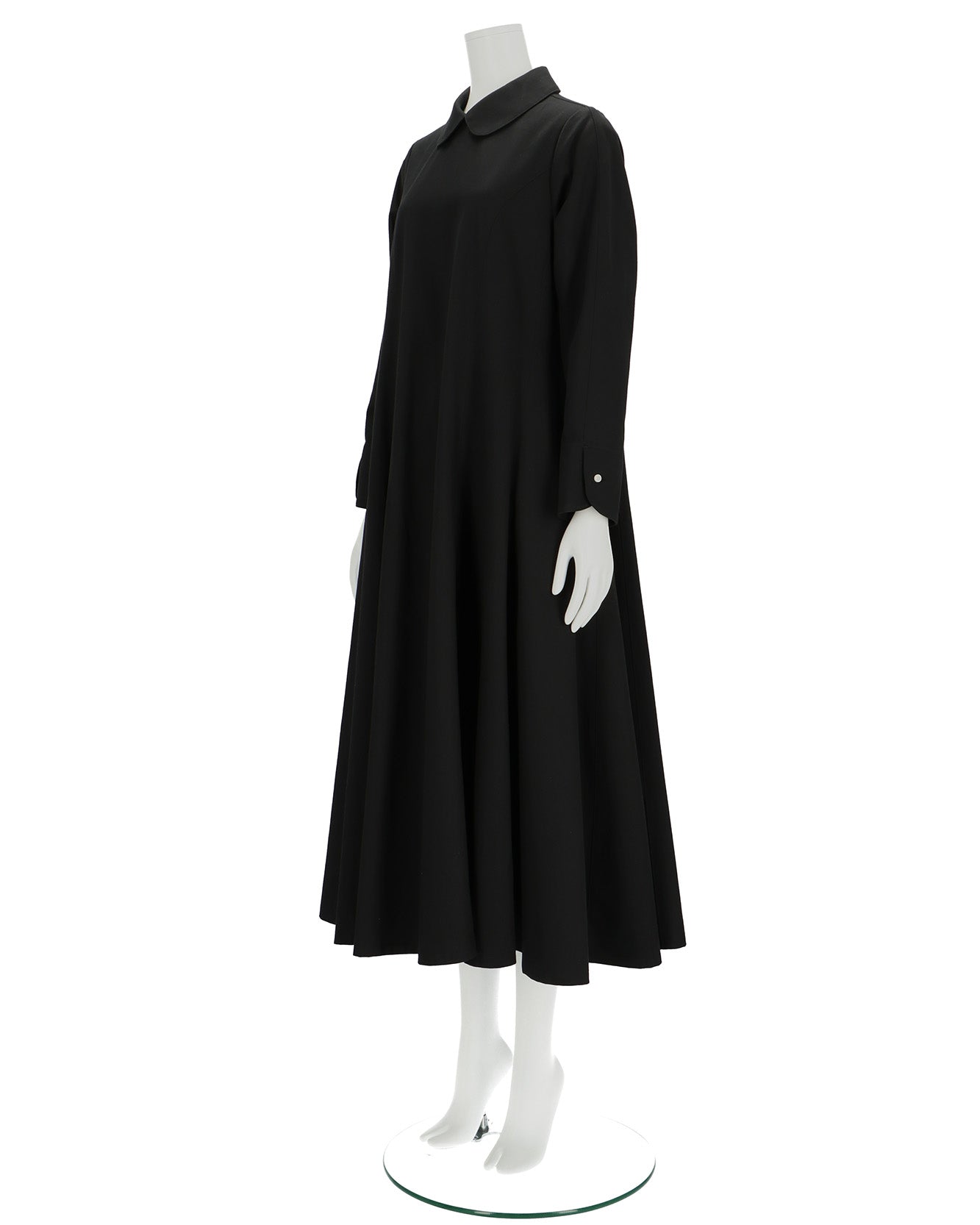 ≪在庫販売≫【THE DRESS #34】round collar flare  dress（ラウンドカラーフレアドレス）≪2023年3月8日21:00販売開始≫