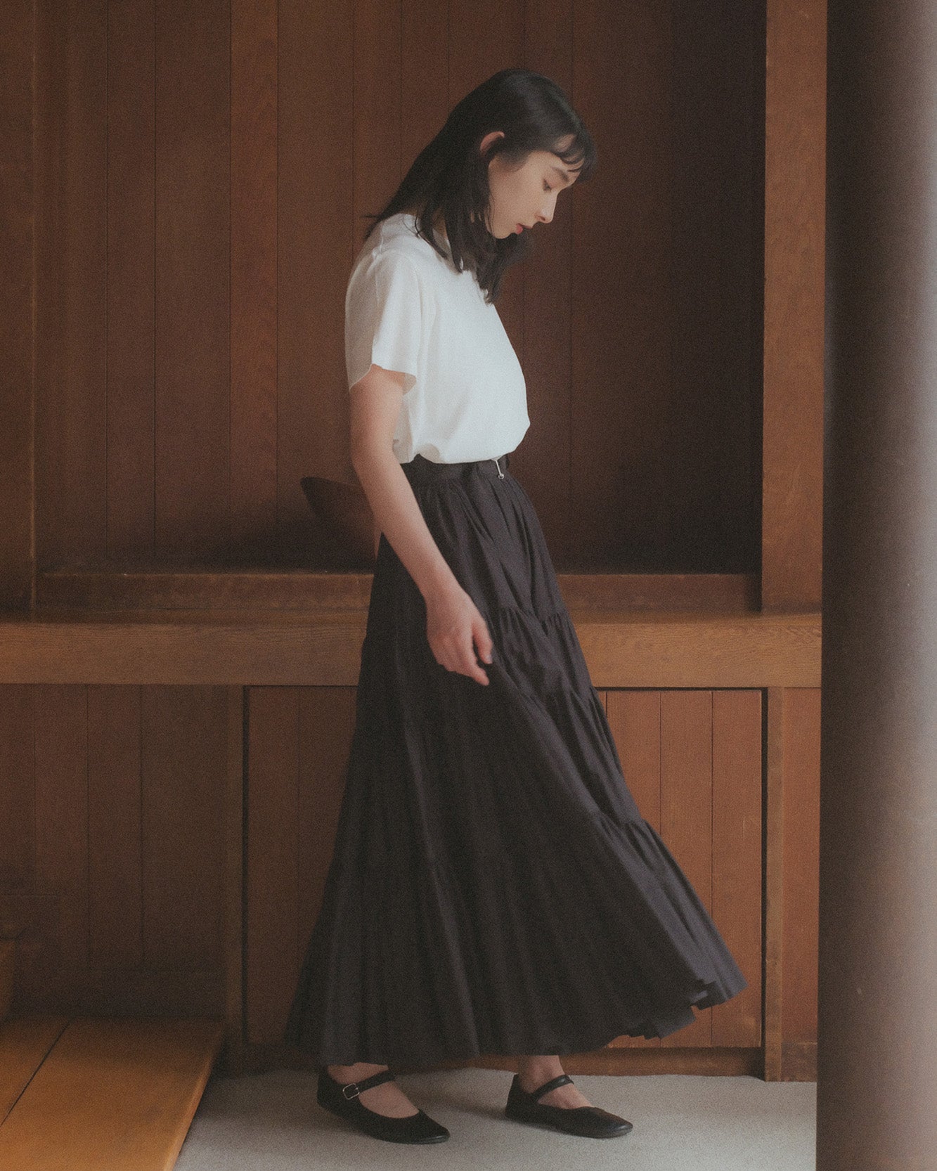 ≪在庫販売≫super tiered skirt（スーパーティアードスカート）≪8月