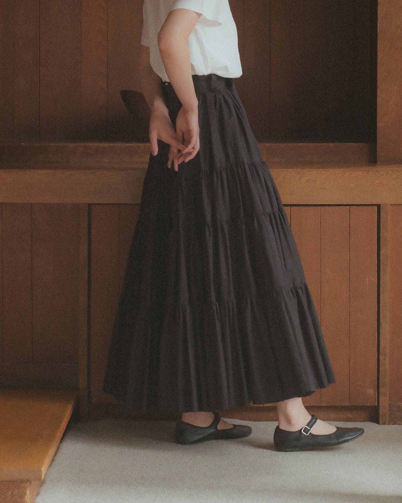 ≪在庫販売≫super tiered skirt（スーパーティアードスカート）≪8月